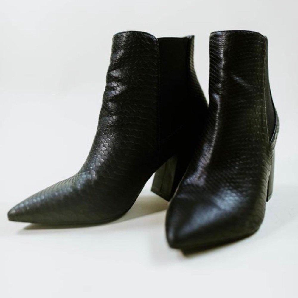 Black booties